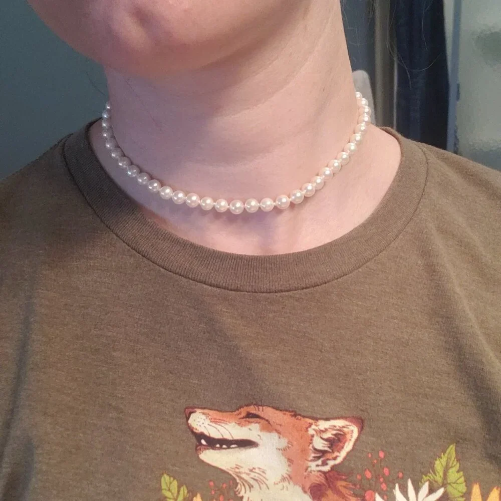 14" pearl necklace akoya - Picture 9 of 9